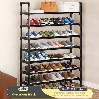 Multi-Layer Simple Shoe Rack, Home Entryway Storage Cabinet