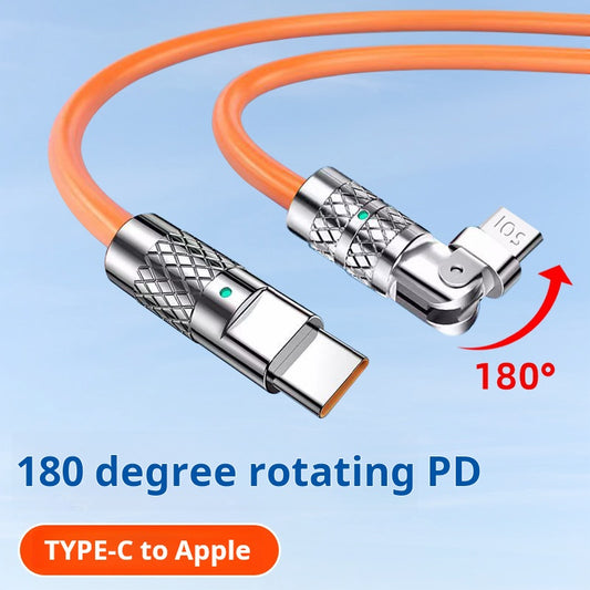 20W PD Rotating C-to-L Fast Charge Cable