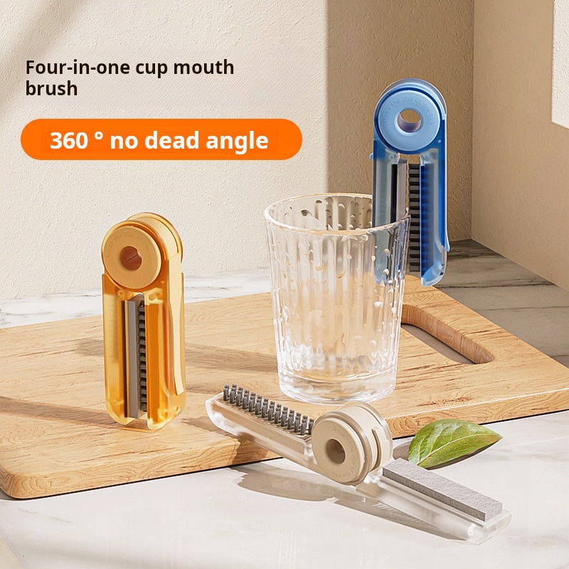 4-in-1 Cup Lid Cleaning Brush